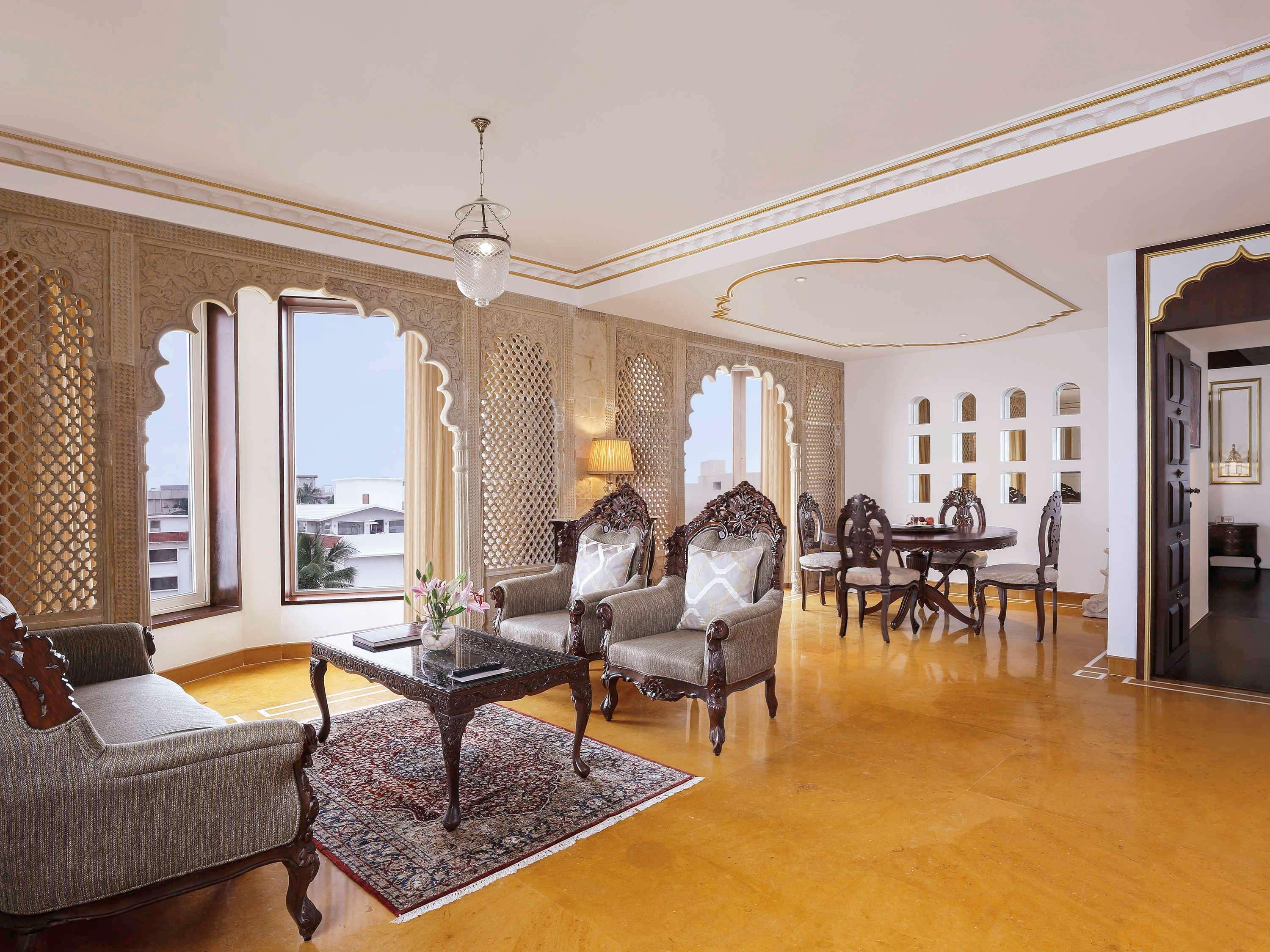 Novotel Mumbai Juhu Beach Eksteriør bilde A suite at the Taj Mahal Palace