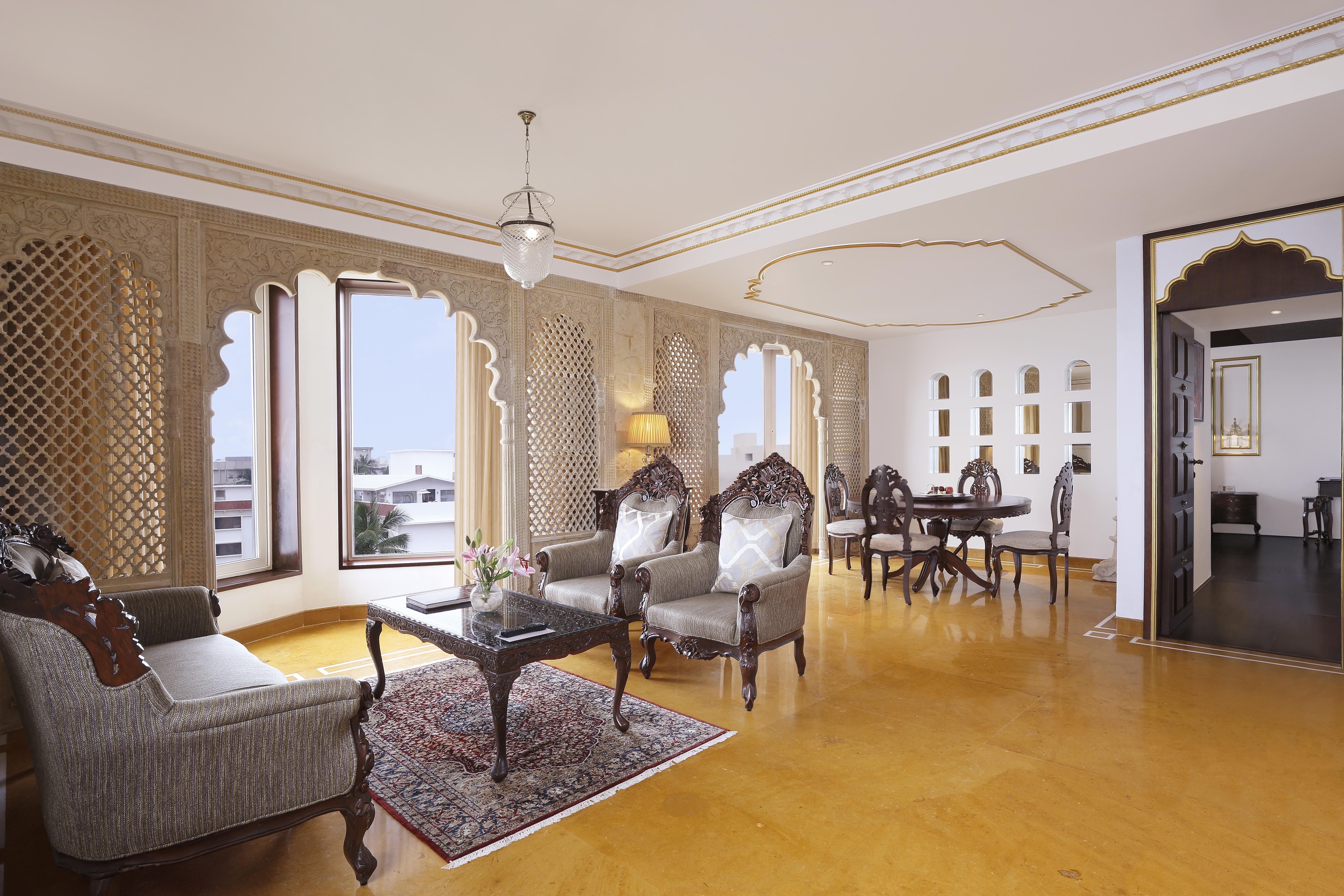 Novotel Mumbai Juhu Beach Eksteriør bilde A suite at the Taj Mahal Palace